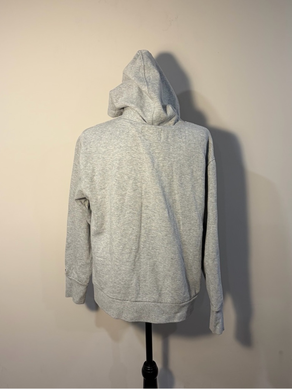 Champion Light Gray Hoodie with Pink Logo Script - Picture 2 of 8